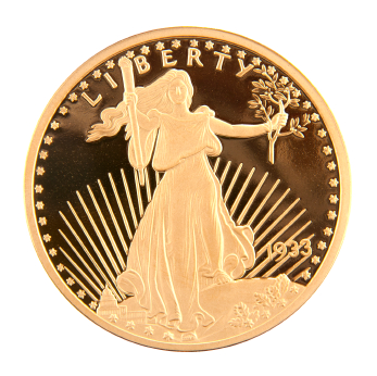 1933 Double Eagle Gold Coin.