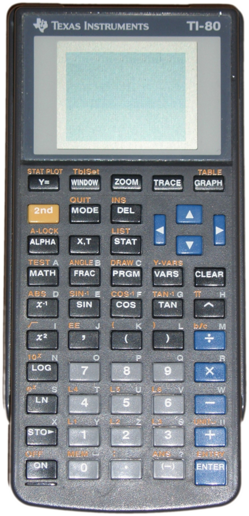 TI-80 Calculator.